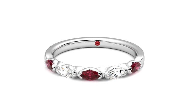 Taylor & Hart Laurel Wedding Ring 360 degree image 28