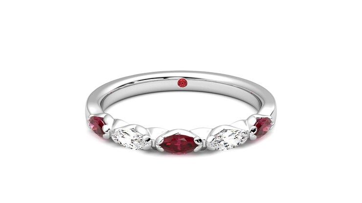 Taylor & Hart Laurel Wedding Ring 360 degree image 29