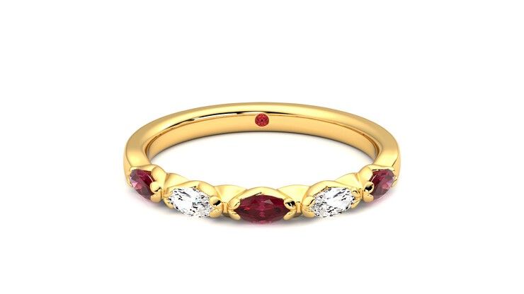 Taylor & Hart Laurel Wedding Ring 360 degree image 0