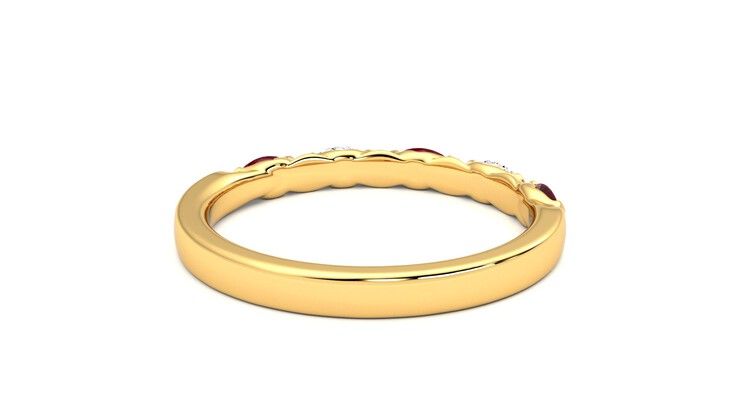 Taylor & Hart Laurel Wedding Ring 360 degree image 14
