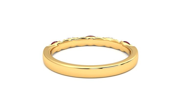 Taylor & Hart Laurel Wedding Ring 360 degree image 15