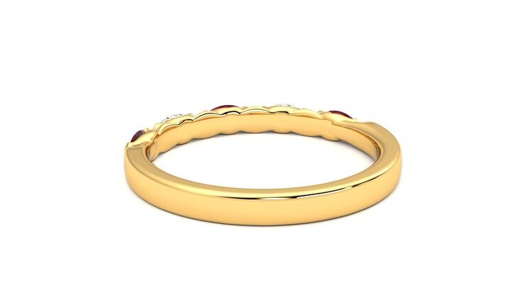 Taylor & Hart Laurel Wedding Ring 360 degree image 16