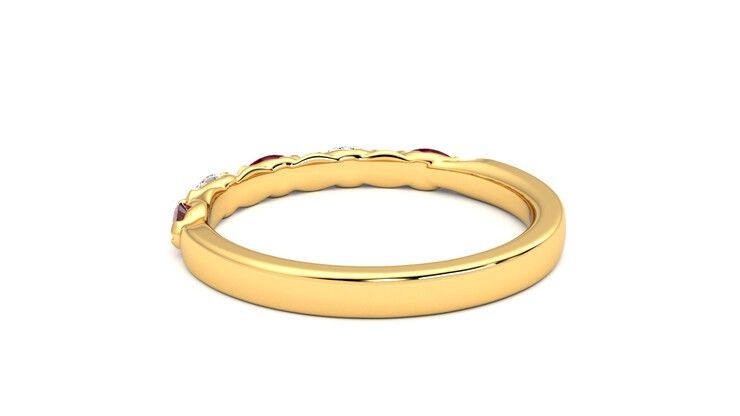 Taylor & Hart Laurel Wedding Ring 360 degree image 17