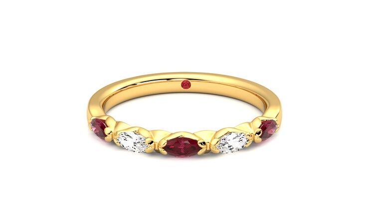 Taylor & Hart Laurel Wedding Ring 360 degree image 29