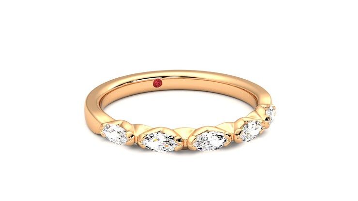 Taylor & Hart Laurel Wedding Ring 360 degree image 4