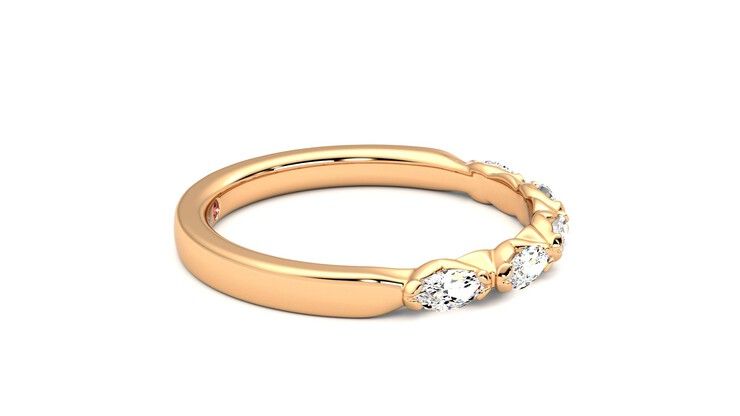 Taylor & Hart Laurel Wedding Ring 360 degree image 9