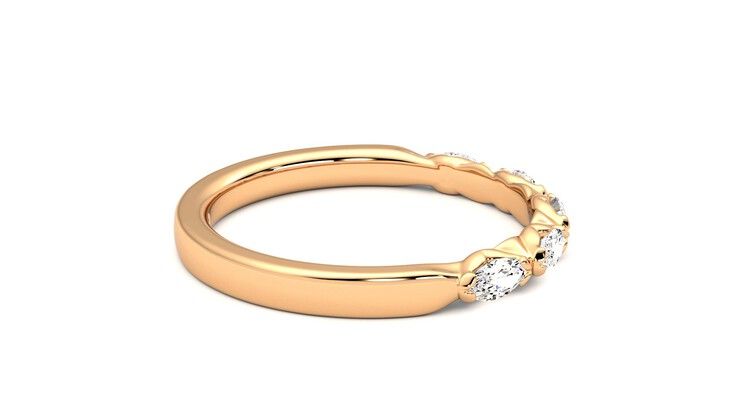 Taylor & Hart Laurel Wedding Ring 360 degree image 10