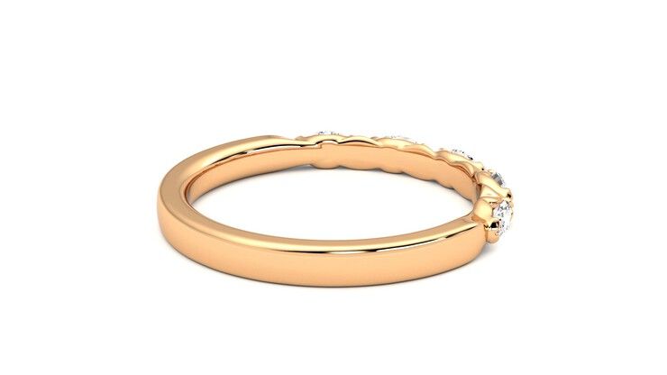 Taylor & Hart Laurel Wedding Ring 360 degree image 12