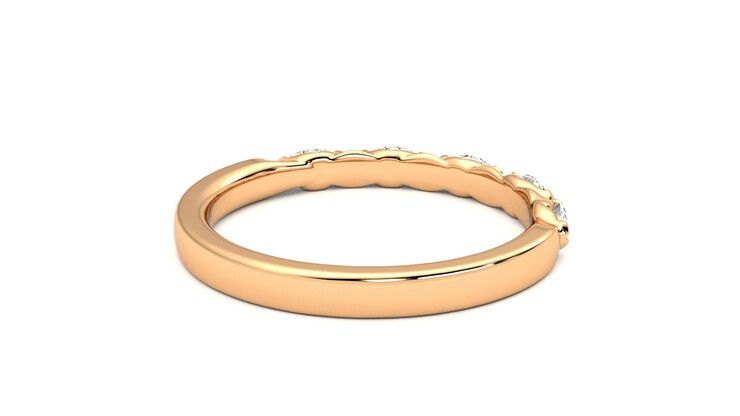 Taylor & Hart Laurel Wedding Ring 360 degree image 13