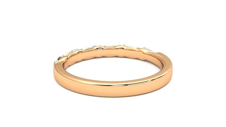Taylor & Hart Laurel Wedding Ring 360 degree image 16