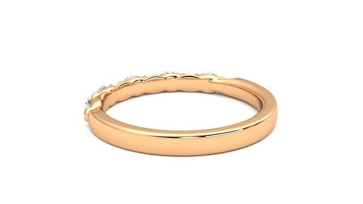 Taylor & Hart Laurel Wedding Ring 360 degree image 17