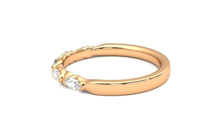 Taylor & Hart Laurel Wedding Ring 360 degree image 20