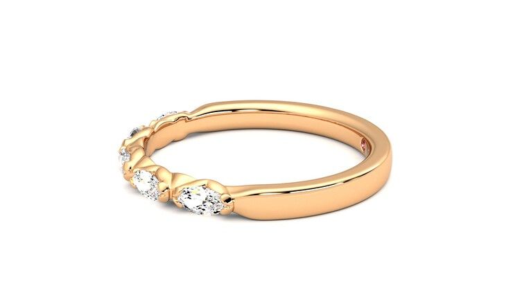 Taylor & Hart Laurel Wedding Ring 360 degree image 21