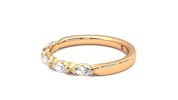Taylor & Hart Laurel Wedding Ring 360 degree image 22
