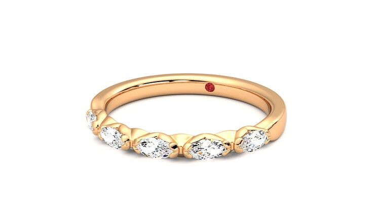 Taylor & Hart Laurel Wedding Ring 360 degree image 26