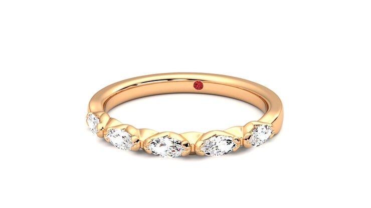 Taylor & Hart Laurel Wedding Ring 360 degree image 27