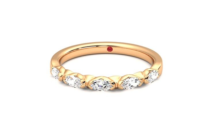 Taylor & Hart Laurel Wedding Ring 360 degree image 28