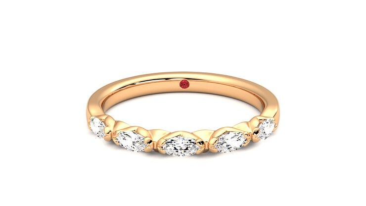 Taylor & Hart Laurel Wedding Ring 360 degree image 29