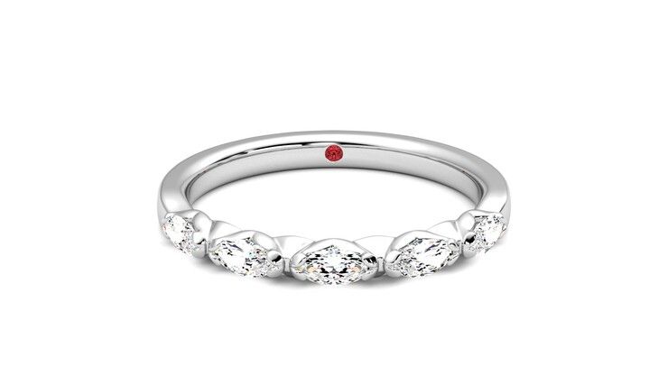 Taylor & Hart Laurel Wedding Ring 360 degree image 0