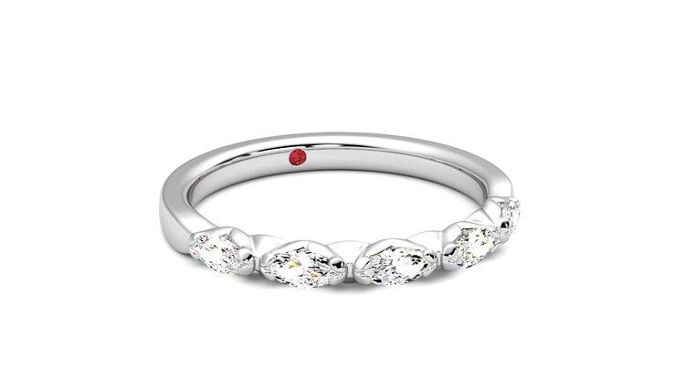 Taylor & Hart Laurel Wedding Ring 360 degree image 4