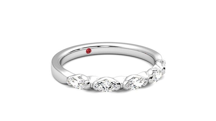 Taylor & Hart Laurel Wedding Ring 360 degree image 5
