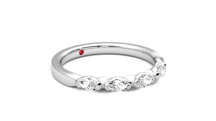 Taylor & Hart Laurel Wedding Ring 360 degree image 6
