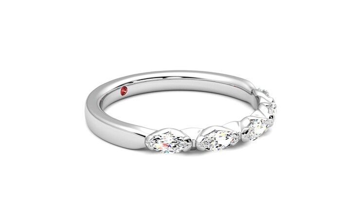 Taylor & Hart Laurel Wedding Ring 360 degree image 7