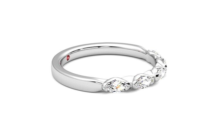 Taylor & Hart Laurel Wedding Ring 360 degree image 8
