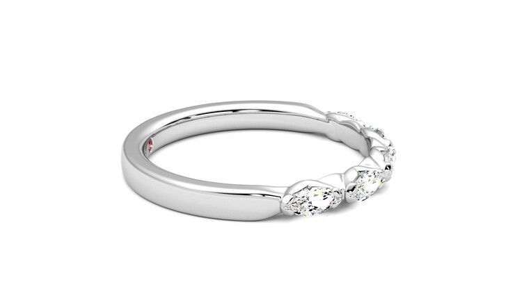 Taylor & Hart Laurel Wedding Ring 360 degree image 9