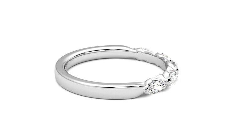 Taylor & Hart Laurel Wedding Ring 360 degree image 10