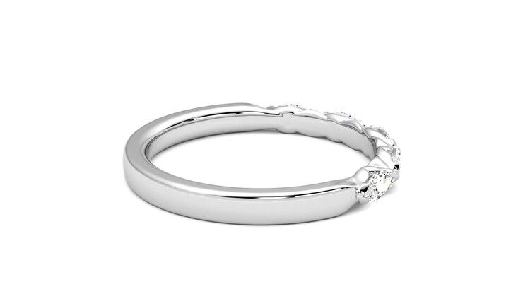 Taylor & Hart Laurel Wedding Ring 360 degree image 11