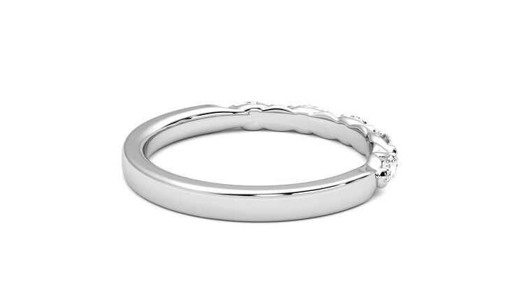 Taylor & Hart Laurel Wedding Ring 360 degree image 12