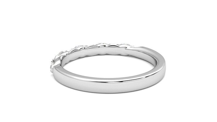 Taylor & Hart Laurel Wedding Ring 360 degree image 17