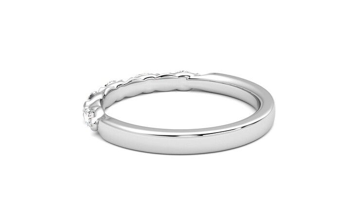 Taylor & Hart Laurel Wedding Ring 360 degree image 18