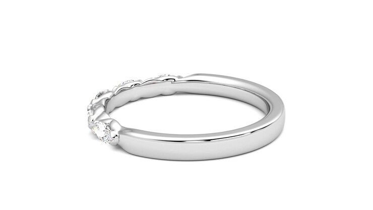 Taylor & Hart Laurel Wedding Ring 360 degree image 19