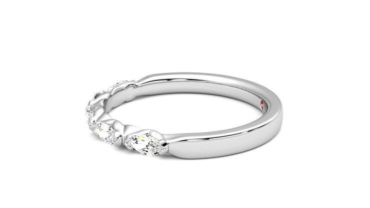 Taylor & Hart Laurel Wedding Ring 360 degree image 21