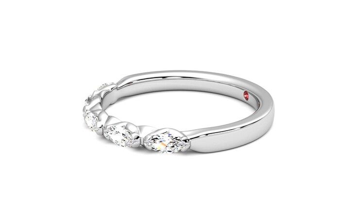 Taylor & Hart Laurel Wedding Ring 360 degree image 22
