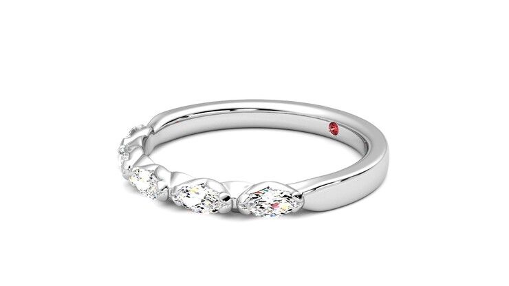 Taylor & Hart Laurel Wedding Ring 360 degree image 23