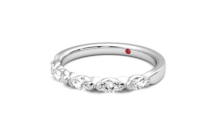 Taylor & Hart Laurel Wedding Ring 360 degree image 25