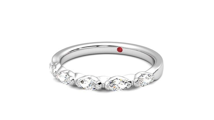 Taylor & Hart Laurel Wedding Ring 360 degree image 26