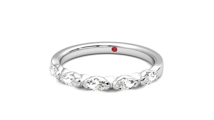 Taylor & Hart Laurel Wedding Ring 360 degree image 27