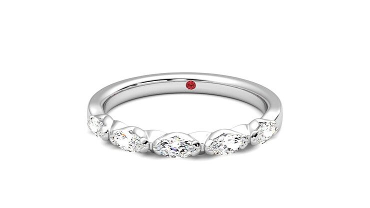 Taylor & Hart Laurel Wedding Ring 360 degree image 28