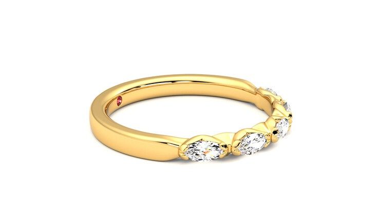 Taylor & Hart Laurel Wedding Ring 360 degree image 8
