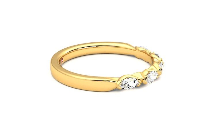 Taylor & Hart Laurel Wedding Ring 360 degree image 9