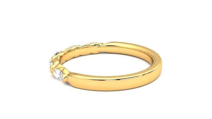 Taylor & Hart Laurel Wedding Ring 360 degree image 19