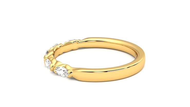 Taylor & Hart Laurel Wedding Ring 360 degree image 20