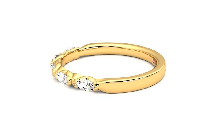 Taylor & Hart Laurel Wedding Ring 360 degree image 21