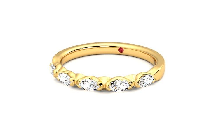 Taylor & Hart Laurel Wedding Ring 360 degree image 26