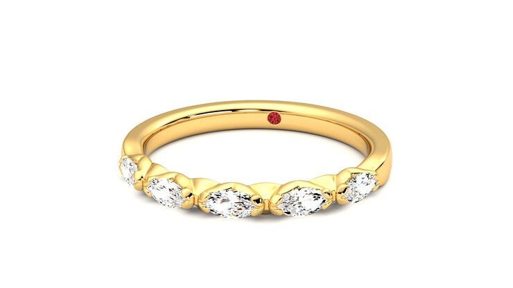 Taylor & Hart Laurel Wedding Ring 360 degree image 27