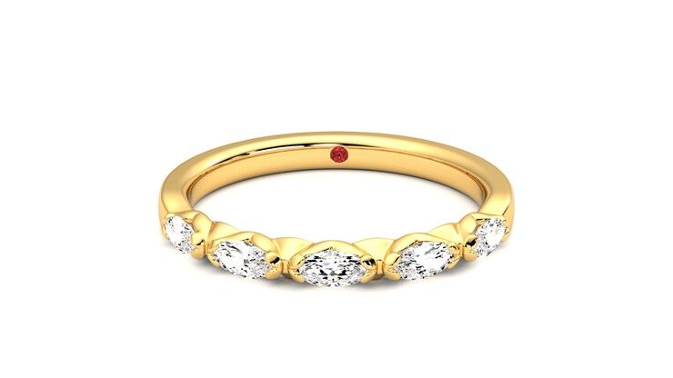 Taylor & Hart Laurel Wedding Ring 360 degree image 29